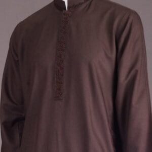Embroidered Kurta with Shalwar Suit (Made on Order)